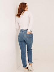 FatFace Blue Chesham Girlfriend Jeans - Image 2 of 4