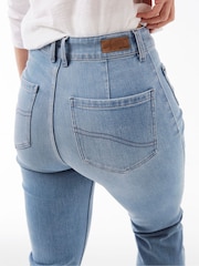 FatFace Blue Fly Flare Jeans - Image 3 of 3