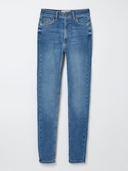 FatFace Blue Harlow High Waist Skinny Jeans - Image 4 of 4