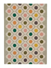Orla Kiely Natural Spot Flower Rug - Image 3 of 3