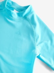 Blue Short Sleeve Sunsafe Rash Vest (1.5-16yrs) - Image 7 of 7