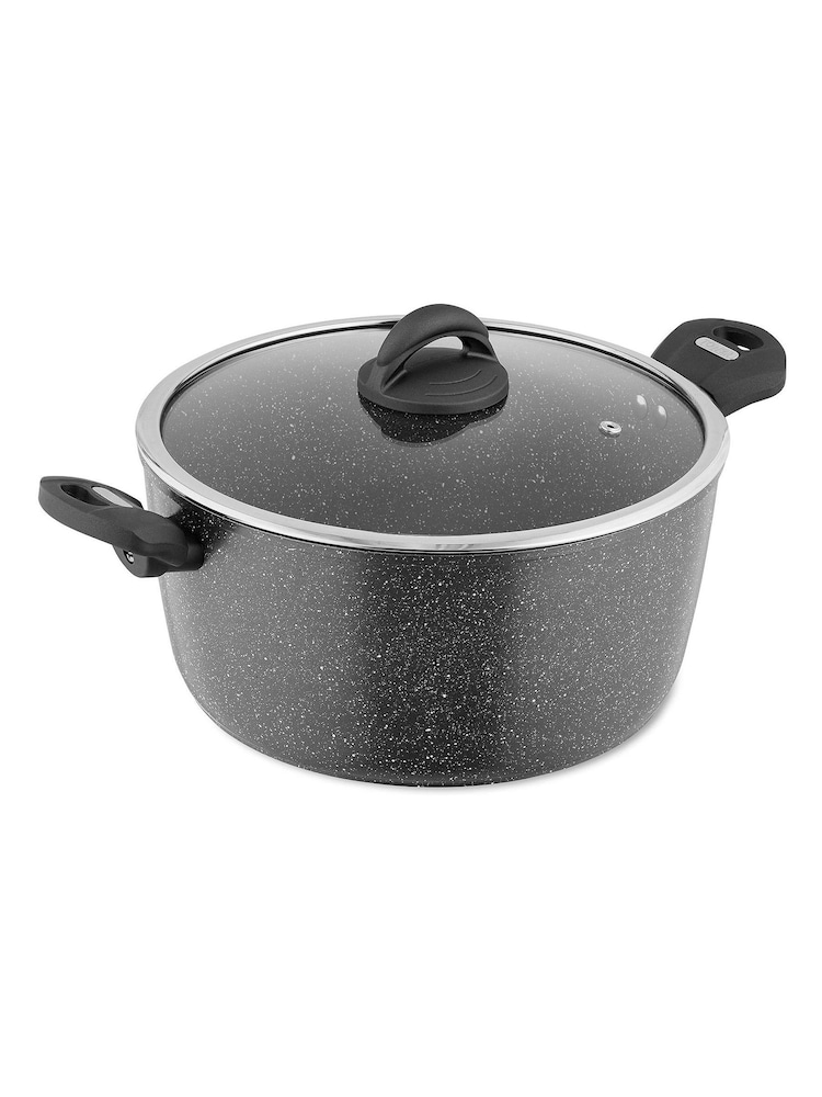 Tower Grey Cerastone 28cm Casserole Dish - Image 1 of 12