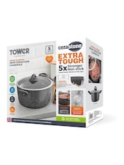 Tower Grey Cerastone 28cm Casserole Dish - Image 12 of 12