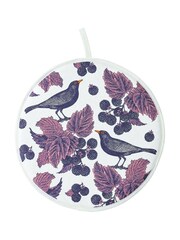 Thornback and Peel Cream Blackbird and Bramble 100% Cotton 100% Cotton Hob Cover - Image 2 of 2