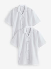 Tommy Hilfiger White Short Sleeve Rever Blouses 2 Pack - Image 1 of 2
