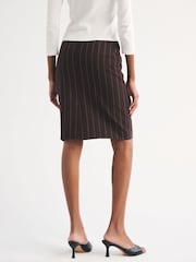 Abercrombie & Fitch Chase Midi Pinstripe Pencil Skirt - Obrázek 3 z 6