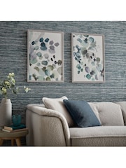 Art For The Home Set of 2 Blue Sage Sprigs Canvases - Image 1 of 4