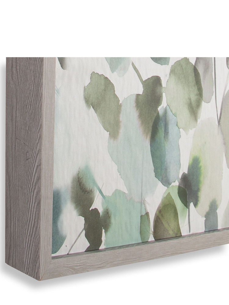 Art For The Home Set of 2 Blue Sage Sprigs Canvases - Image 4 of 4