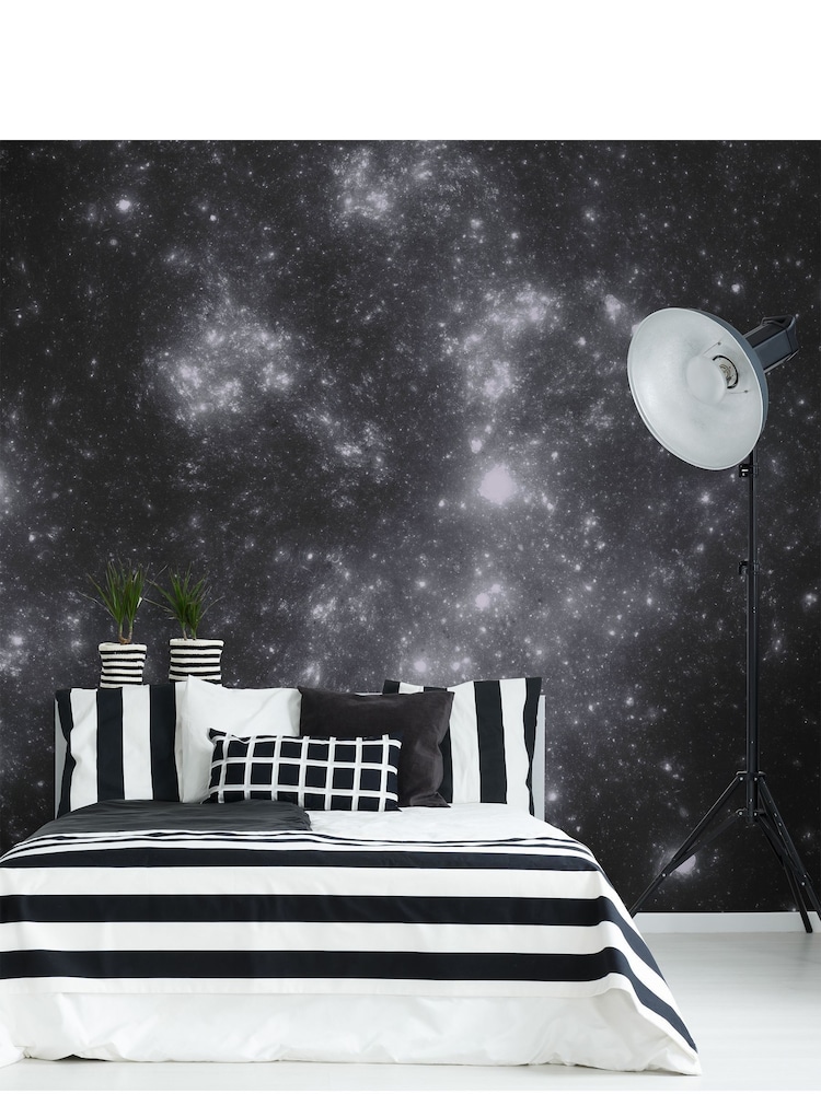 Art For The Home Black Constellation Celestial 3M Mural - Image 1 of 4