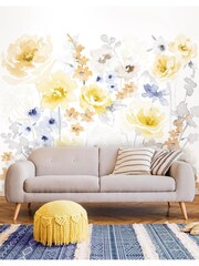 Art For The Home Yellow Fleur Summer 3M Mural - Image 1 of 4