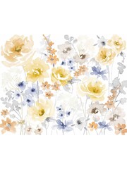 Art For The Home Yellow Fleur Summer 3M Mural - Image 2 of 4
