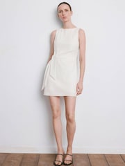 Mango Cream Wrap Midi Dress - Image 1 of 7