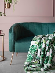 Skinnydip Teal Blue Dominica Throw - Image 1 of 2