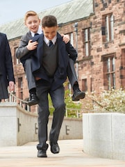 Trutex Charcoal Senior Boys Classic School Trousers - Image 4 of 7