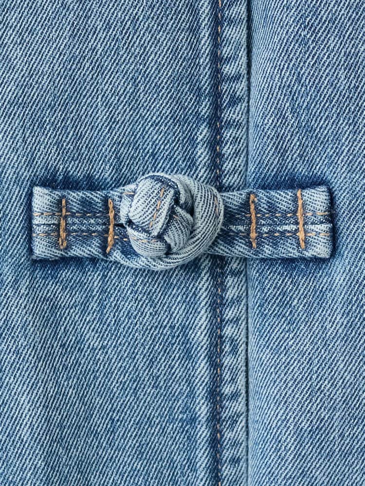Mango Blue Denim Jacket - Image 2 of 3