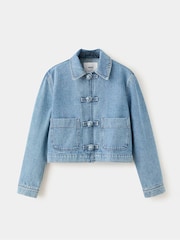 Mango Blue Denim Jacket - Image 5 of 7