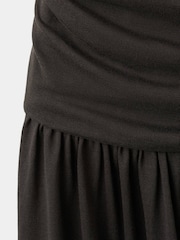 Mango Brown Halterneck Midi Dress - Image 6 of 6