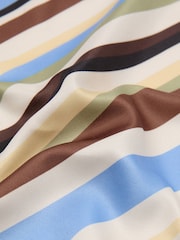 Mango Green Silky Patterned Scarf - Image 4 of 4