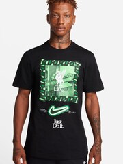 Nike Black Liverpool FC DNA T-Shirt - Image 1 of 7