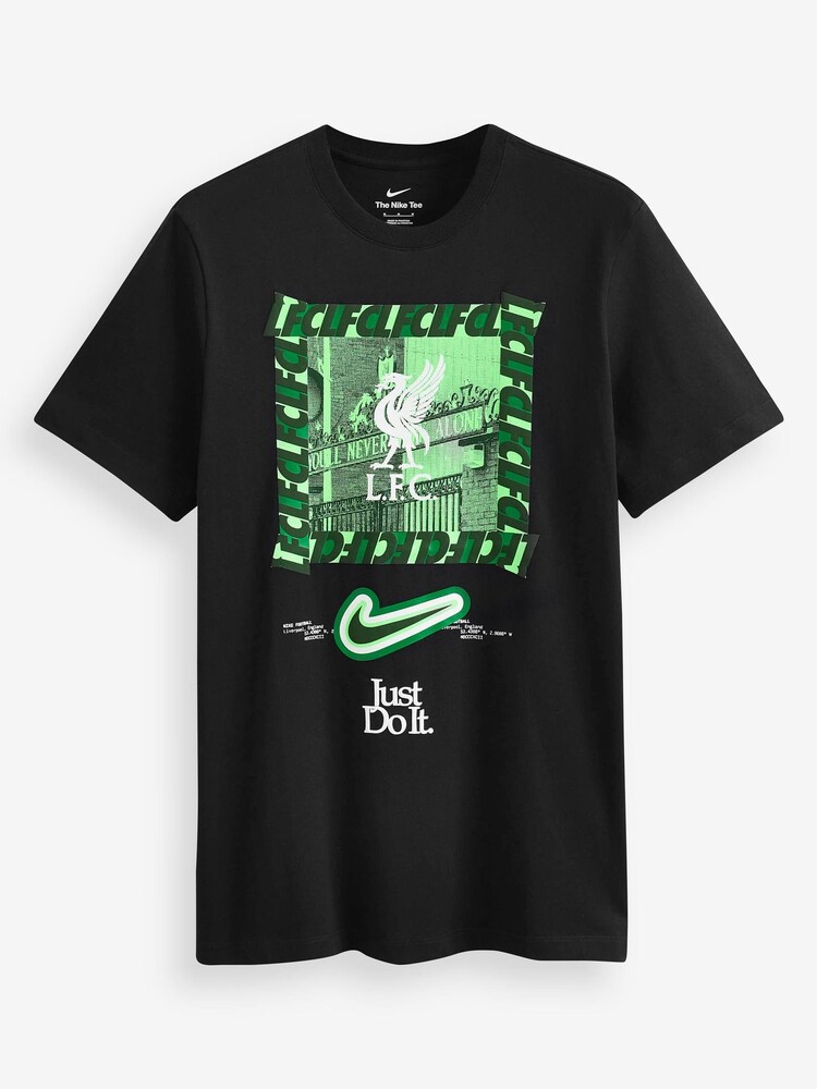 Nike Black Liverpool FC DNA T-Shirt - Image 5 of 7