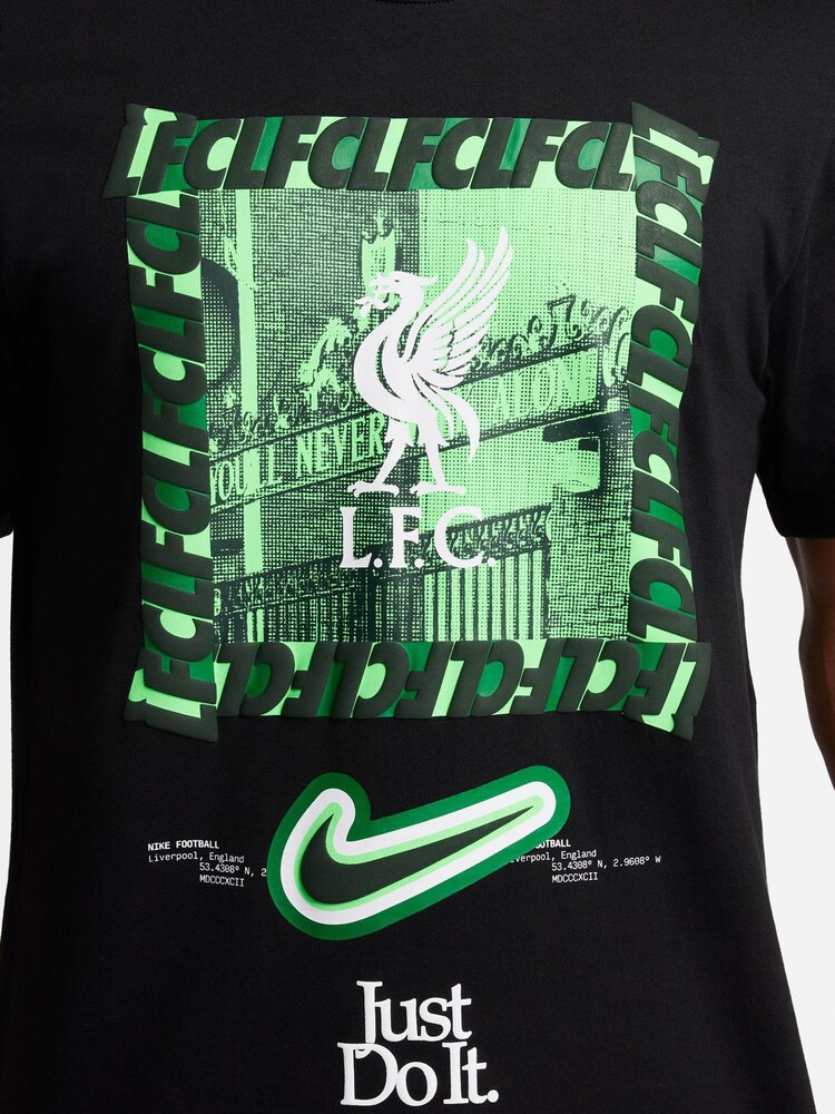 Nike Black Liverpool FC DNA T-Shirt - Image 6 of 7