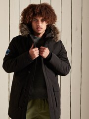 Superdry Black Everest Parka - Image 2 of 8