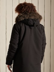 Superdry Black Everest Parka - Image 3 of 8