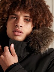 Superdry Black Everest Parka - Image 5 of 8