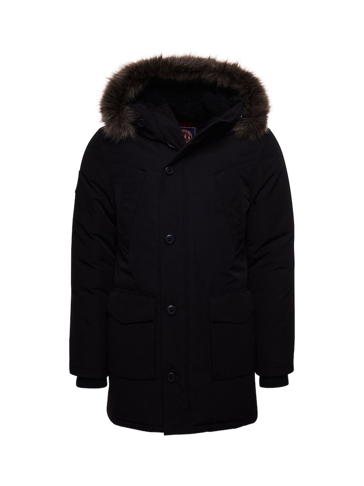 Superdry Black Everest Parka - Image 8 of 8