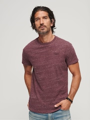 Бордовый - Superdry Vintage Embroidered 100% Cotton T-Shirt - Изображение 1 из 5