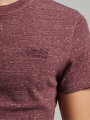 Бордовый - Superdry Vintage Embroidered 100% Cotton T-Shirt - Изображение 3 из 5