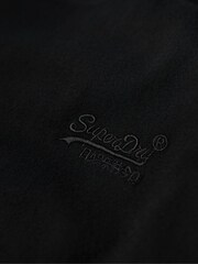 Schwarz - Superdry Langärmeliges Top mit gesticktem Vintage-Logo - Bild 4 von 5