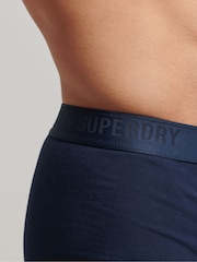 Темно-синий - Набор из 3 разноцветных брифов Superdry - Изображение 4 из 8