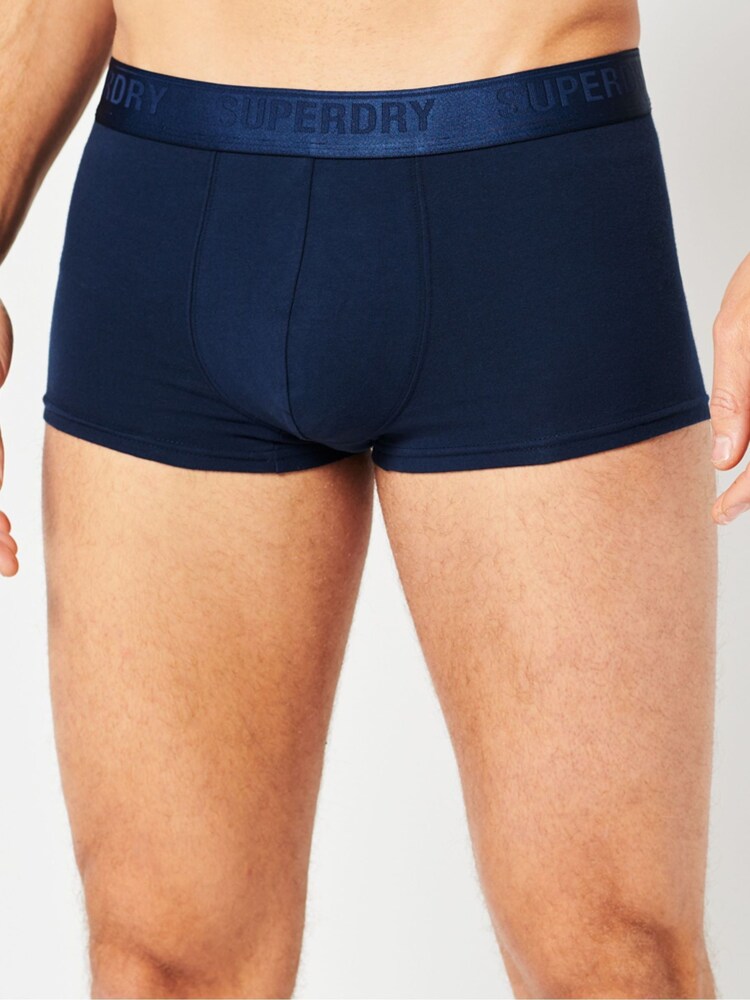Superdry Navy Trunks Multi 3 Pack - Image 5 of 8
