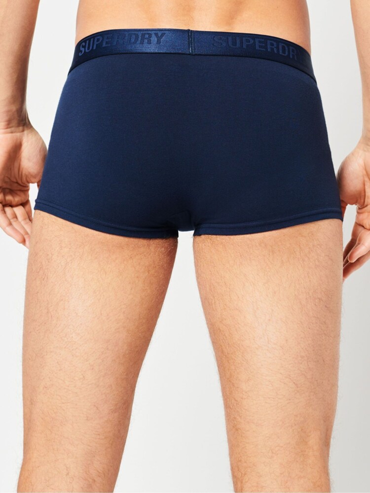 Superdry Navy Trunks Multi 3 Pack - Image 6 of 8