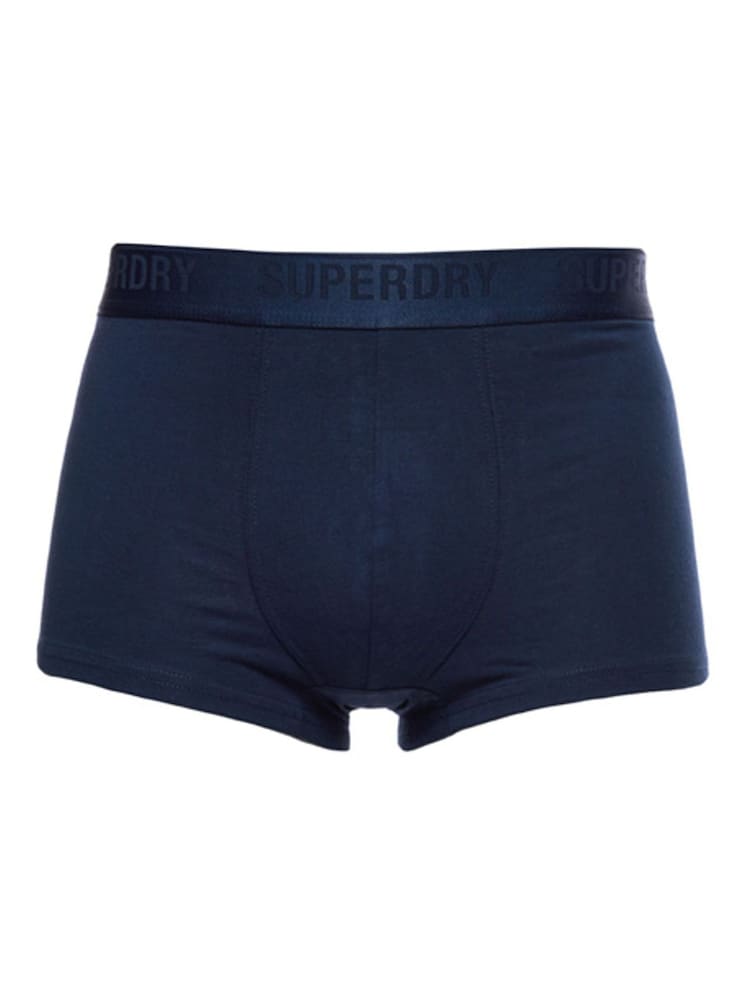 Темно-синий - Набор из 3 разноцветных брифов Superdry - Изображение 8 из 8