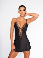 Ann Summers Black Cherryann Chemise - Image 1 of 4