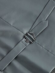 Grey Signature Empire Mills 100% Wool Check Suit: Waistcoat - Image 4 of 5