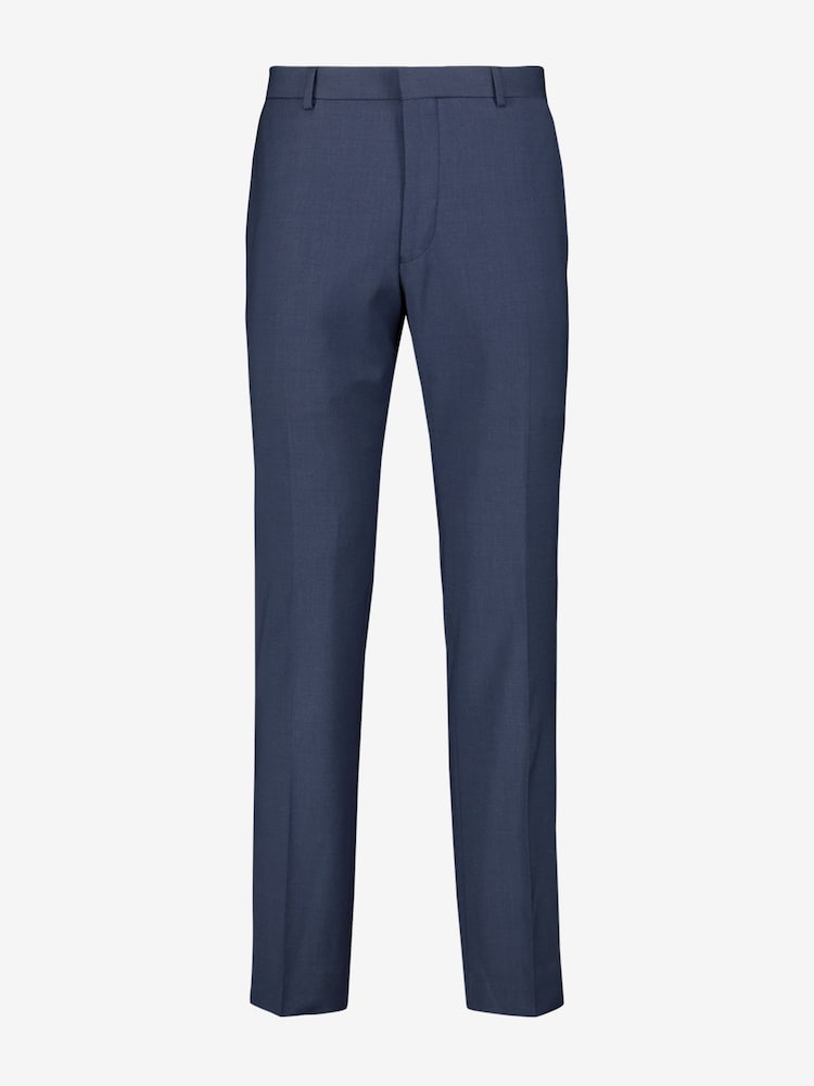 Ted Baker Tailoring Premium Blue Panama Slim Suit Trousers - Image 5 of 5