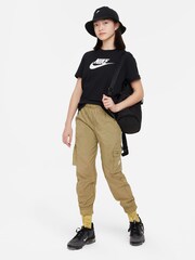 Nike Black Oversized Futura T-Shirt - Image 3 of 4