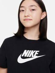 Nike Black Oversized Futura T-Shirt - Image 4 of 4