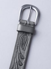Negro - Lakeland Leather Embossed Belt - Imagen 3 de 4