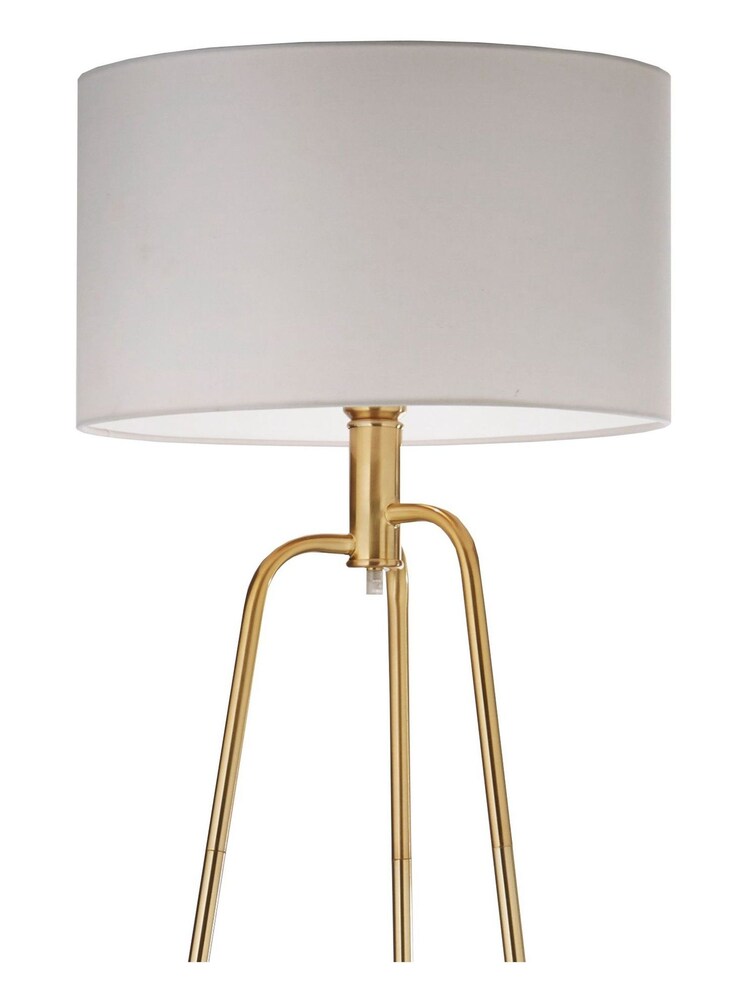 Village At Home Gold Jerry Tripod F Floor Lamp - Image 3 of 3