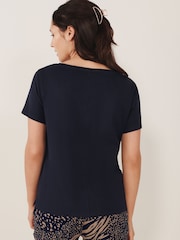 Navy Blue Animal Cotton Pyjamas - Image 2 of 6