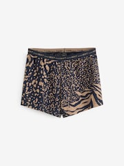 Navy Blue Animal Cotton Pyjamas - Image 6 of 6