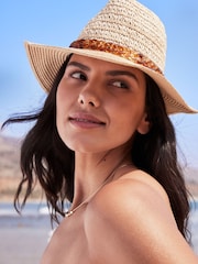 Natural Weave Panama Hat - Image 1 of 4