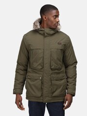 Regatta Green Volter Waterproof Heated Parka Jacket - Image 1 of 10