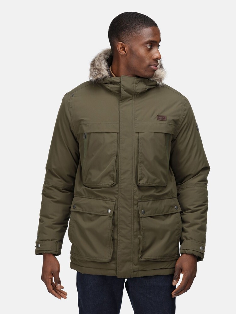 Regatta Green Volter Waterproof Heated Parka Jacket - Image 1 of 10