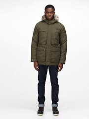 Regatta Green Volter Waterproof Heated Parka Jacket - Image 3 of 10