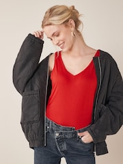 Red Slouch Vest - Image 4 of 6